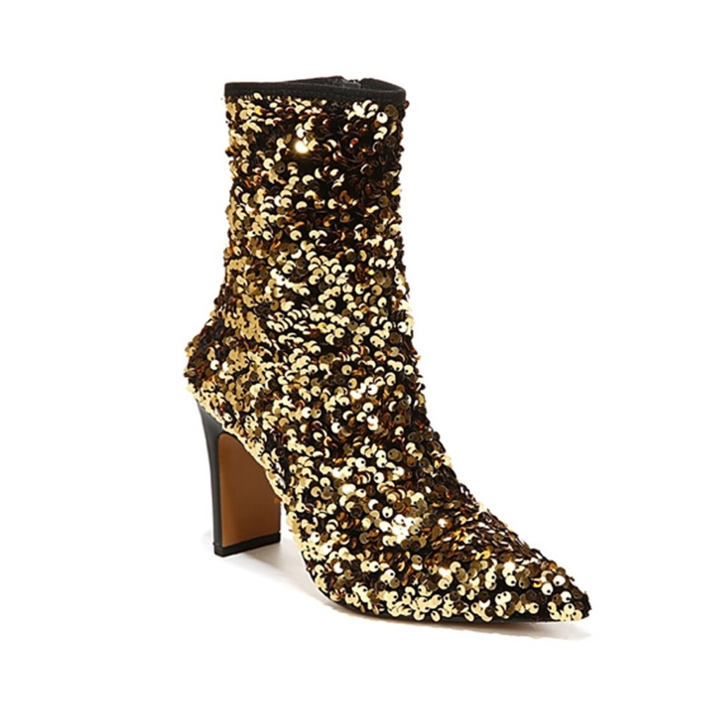 Franco Sarto Avana Sequined Bootie, 7.5
